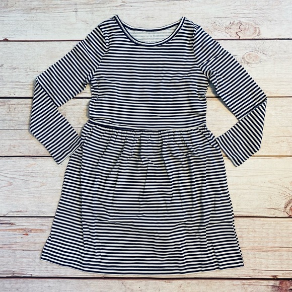 Carter's Other - 🆕 Carter's • Navy & White • Long Sleeve • Jersey • Dress